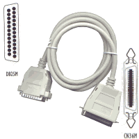 Db25 m a Centronics 36 m IEEE 1284 25 mts.